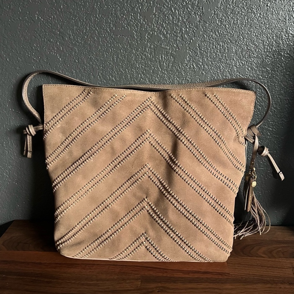 Vince Camuto Tan Hobo Bag